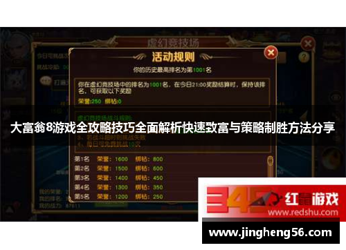 大富翁8游戏全攻略技巧全面解析快速致富与策略制胜方法分享